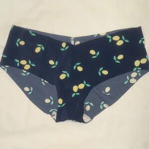 Victoria's Secret Navy Lemon Print Hipster panties